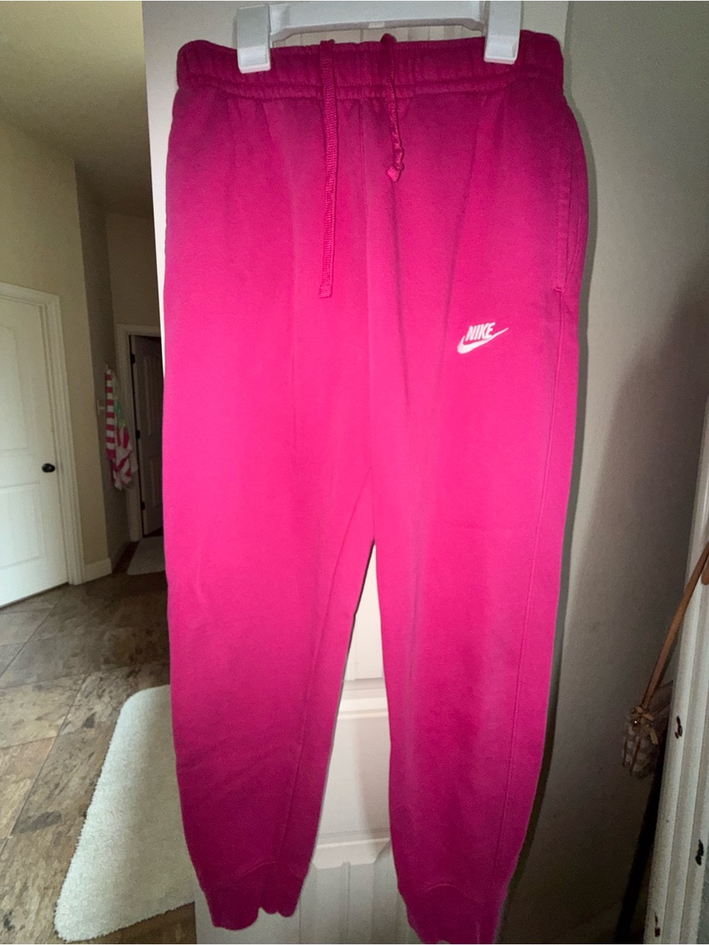Nike Women’s Bright Pink Fleece Joggers